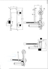 Elite Thermo Mixer-Wandhouder-Phone Plateau - bidetdouche.nl