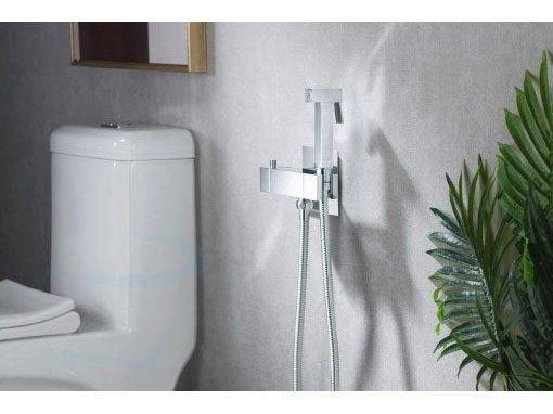 Toiletdouche Square Mount-Mixer Thermo Set