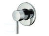 Chrome Round Inbouw Design Mixer & Stopkraan Warm water